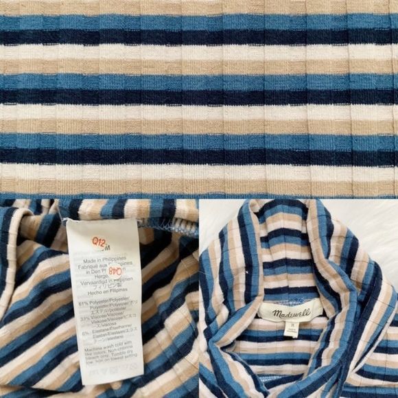 MADEWELL Long Sleeve Top in Stripe! - Picture 6 of 8